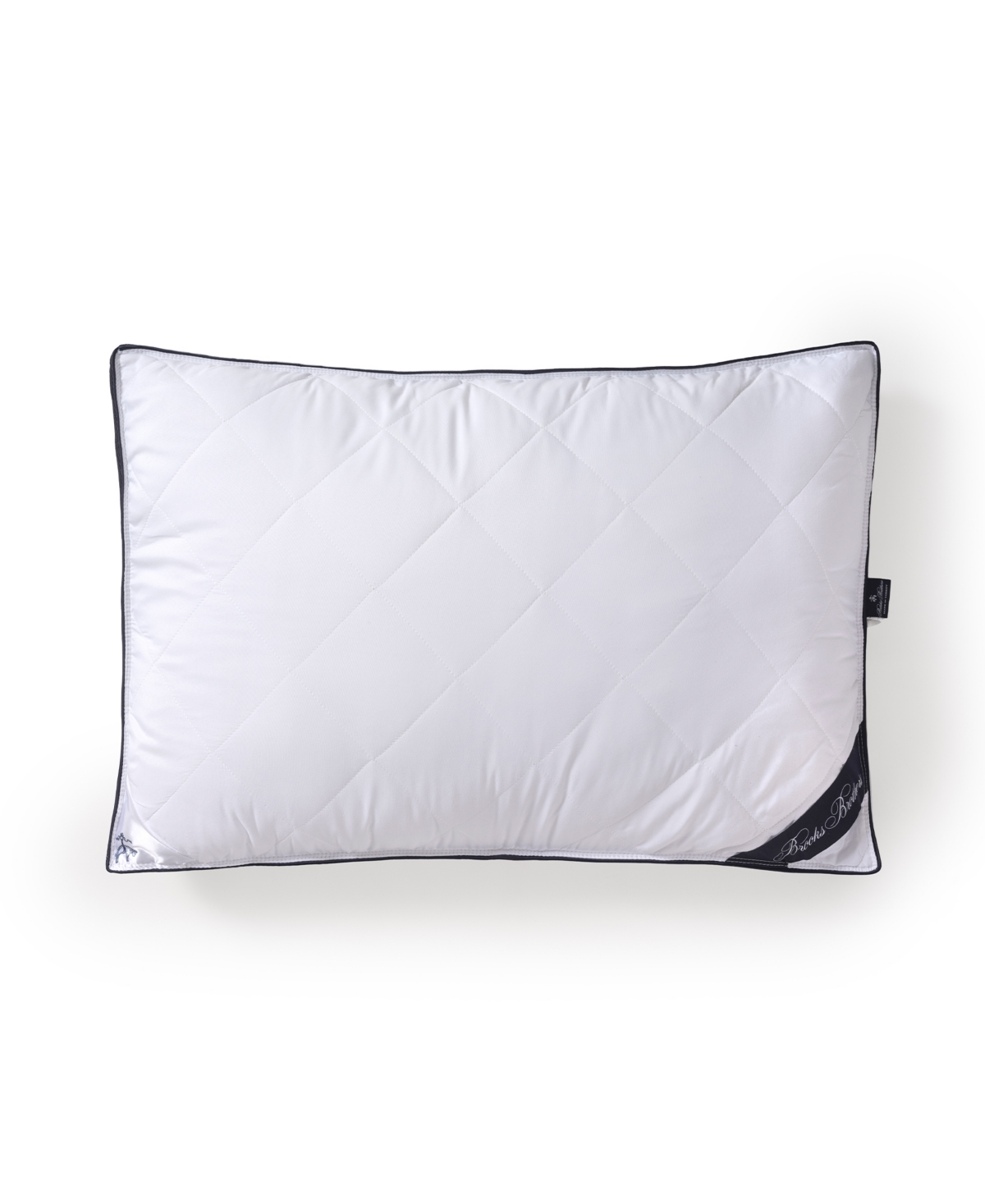 Brooks Brothers Climate Microfiber Queen Pillow In White