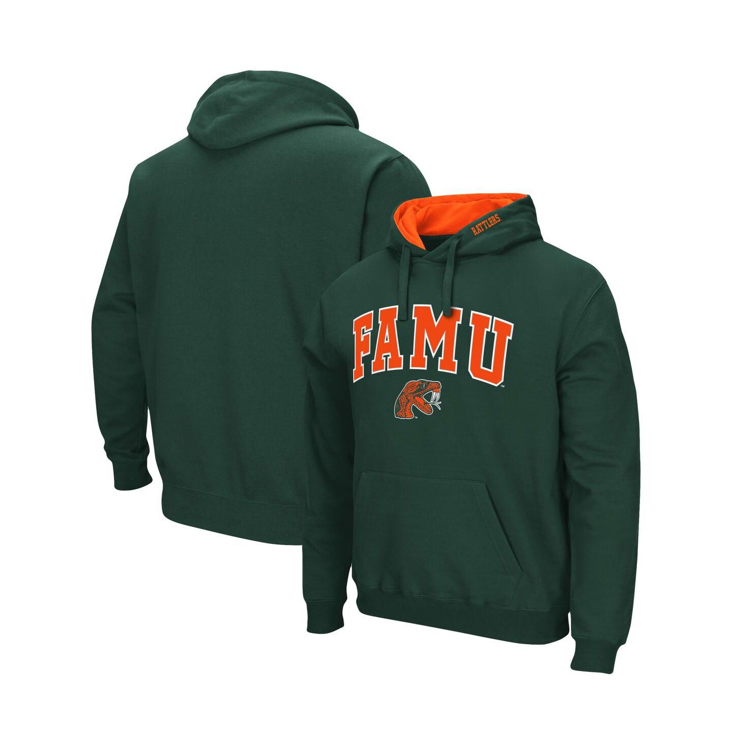 Мужское худи Colosseum Green Florida A&M Rattlers Isle Pullover — фото 1