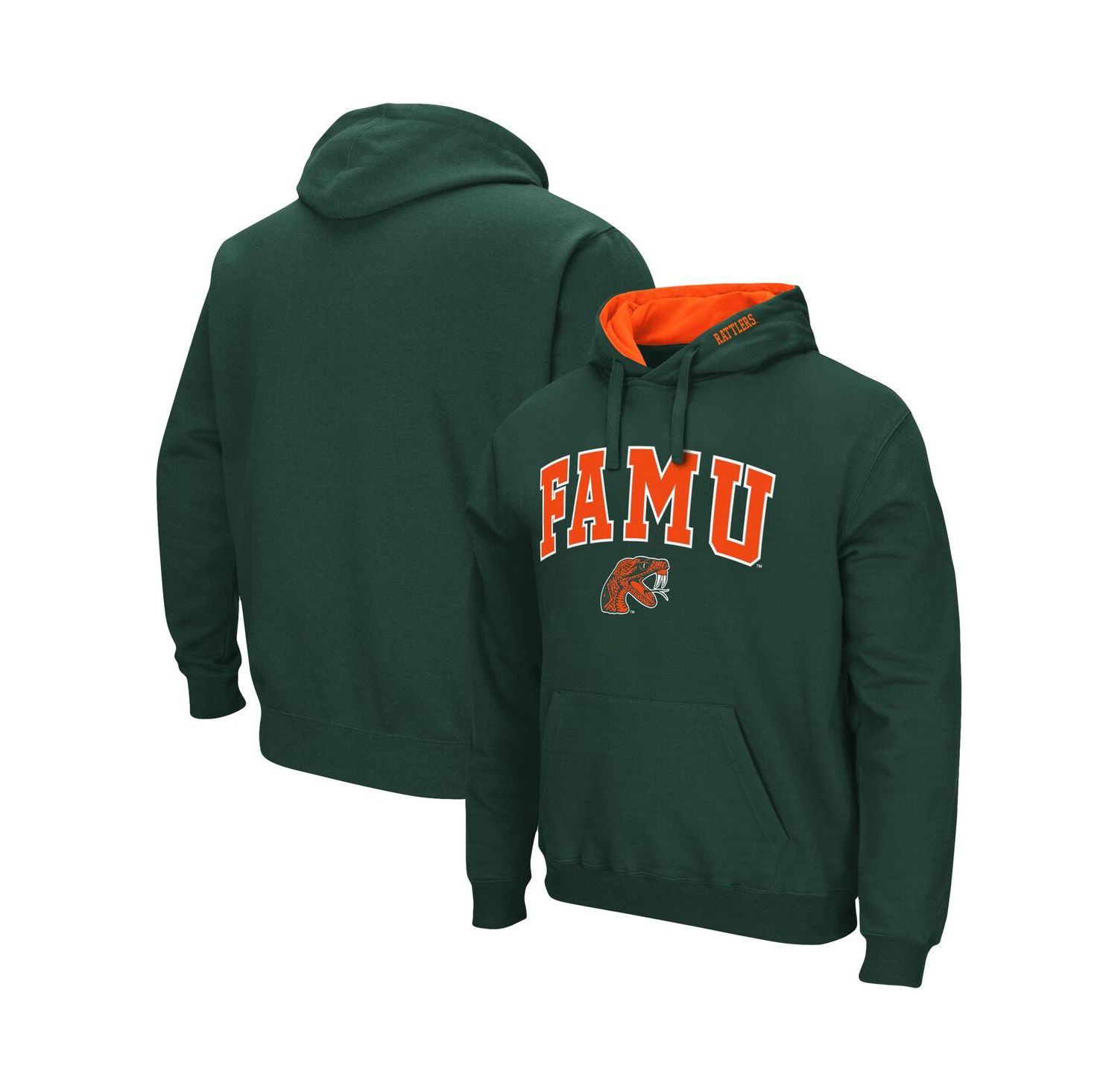 Men's Green Florida A&M Rattlers Isle Pullover Hoodie
