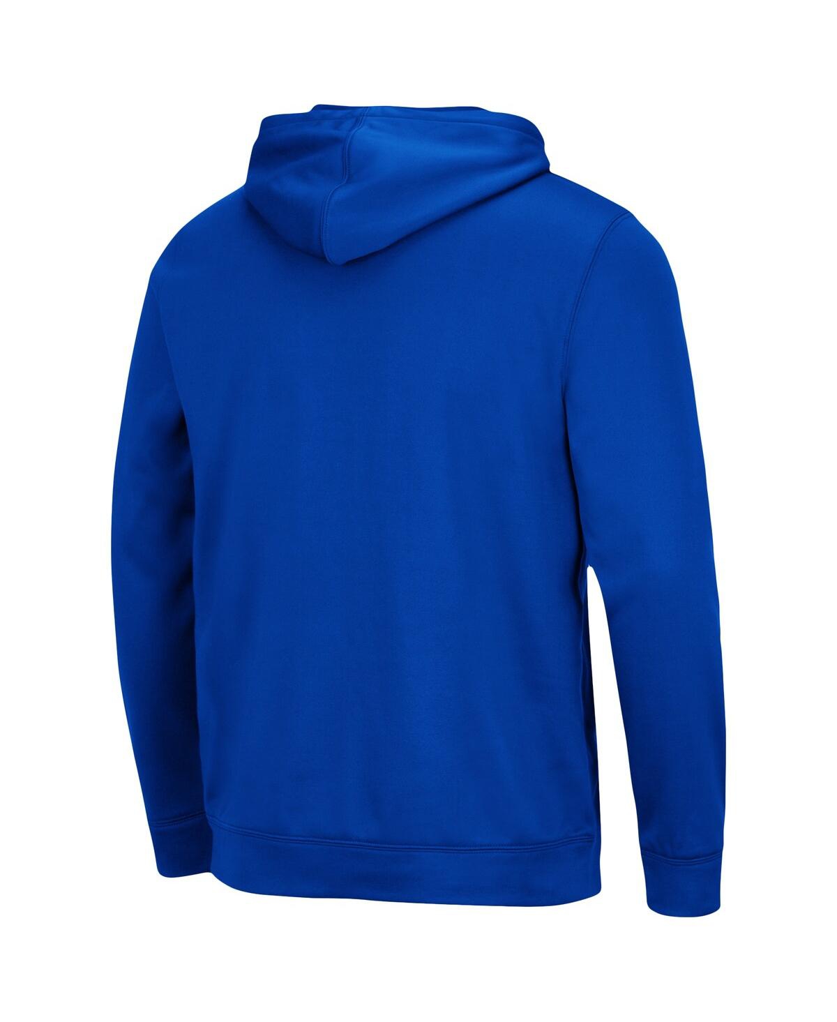 Colosseum Royal Louisiana Tech Bulldogs Lantern Pullover Hoodie In Royal