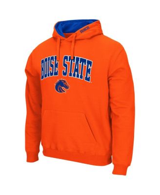Men's Orange Boise State Broncos Arch & Logo 3.0 Pullover Hoodie