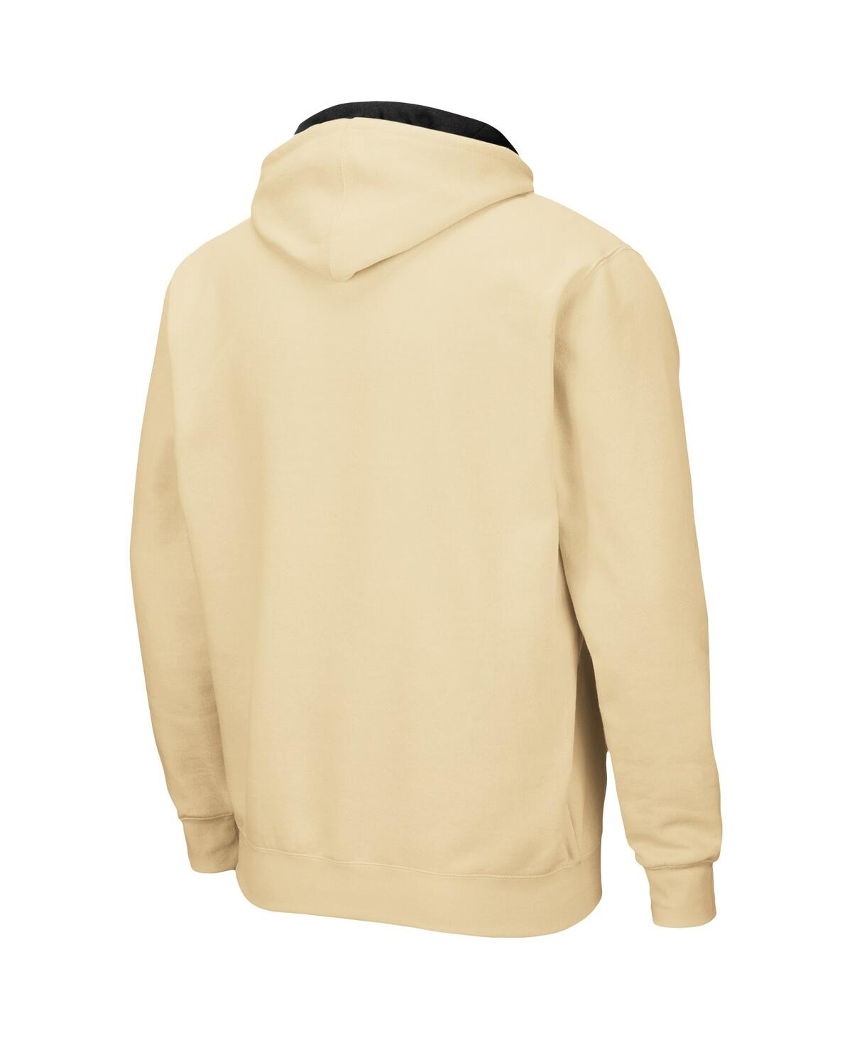Colosseum Men's  Gold Army Black Knights Arch And Logo 3.0 Full-zip Hoodie In Gold