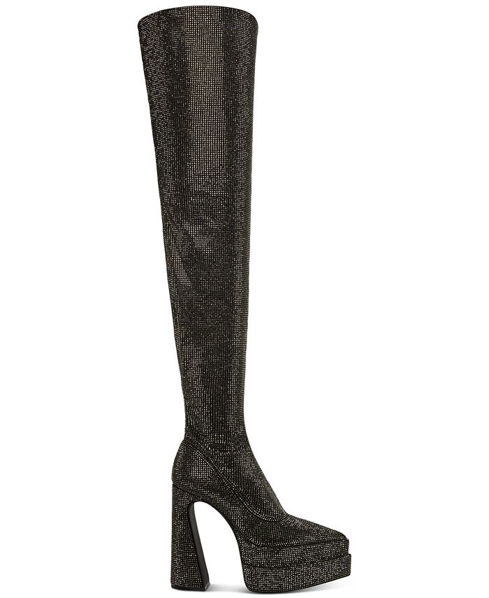 Reggicalze Lidogirl Con Calze A Vita Alta – Pizzo Floreale Rosso, Set Per Notti Speciali - 3