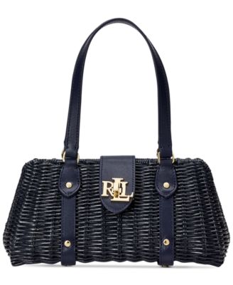 Lauren Ralph Lauren - Rattan Medium Lilly Satchel