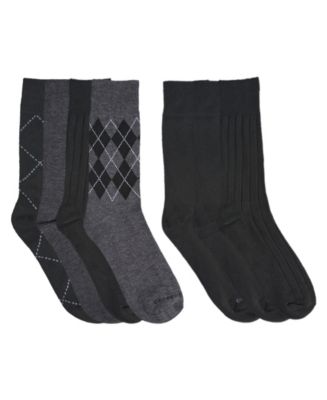 Chaussettes De Costume Homme Nautica - Motifs Géométriques - 1 Paire - Taille 10-13 - Neuf Avec étiquettes