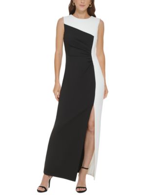 dkny two tone sheath dress