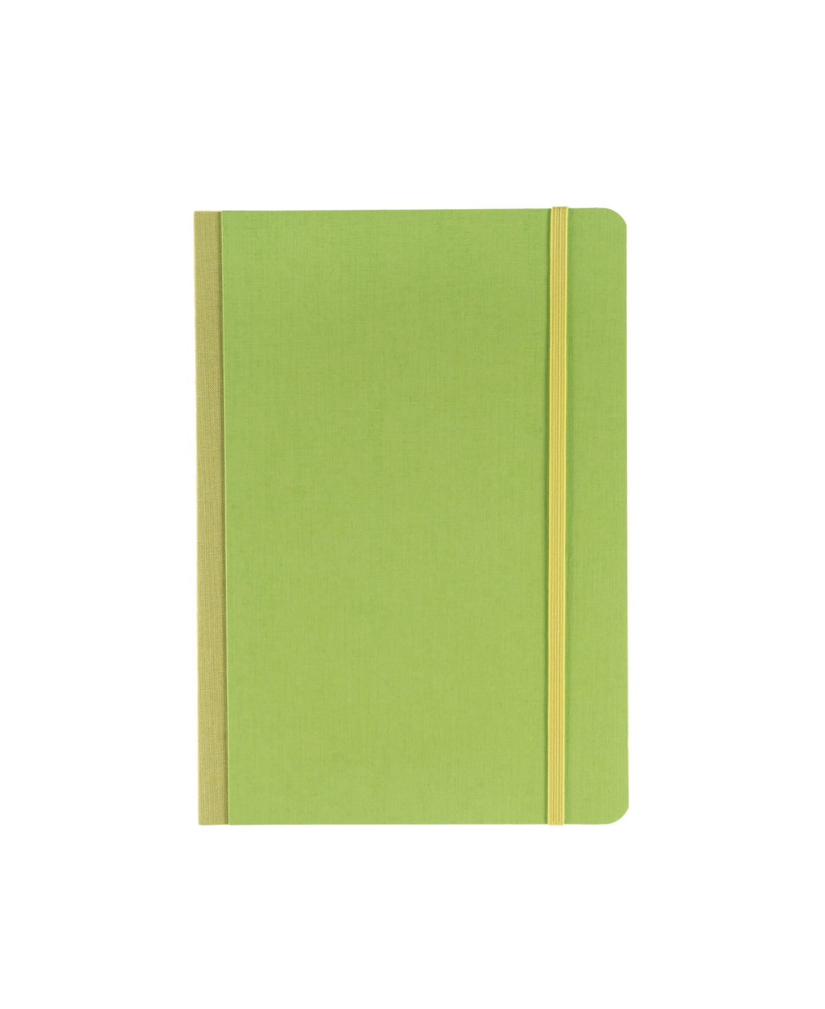 Ecoqua Plus Fabric Bound Dotted A5 Notebooks, 5.8" x 8.3" - Green