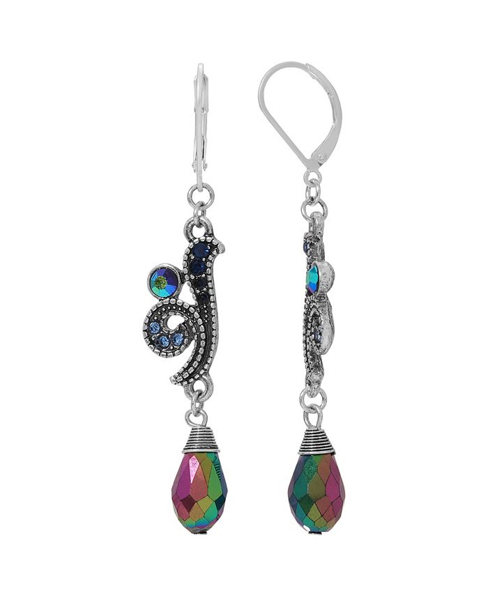 Drop bead earrings clearance