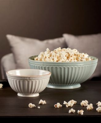 French Perle Groove Serving Bowl