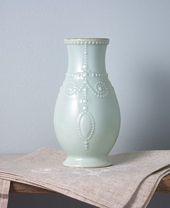 Lenox - Stoneware French Perle Fluted Vase