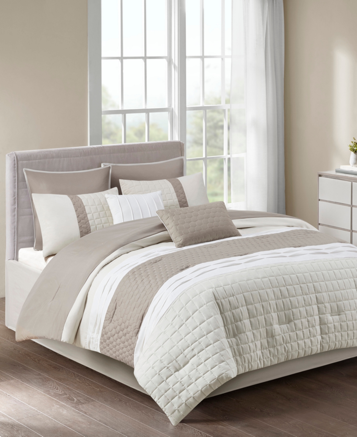 510 Design Tinsley 8-Pc. Comforter Set, Queen Bedding