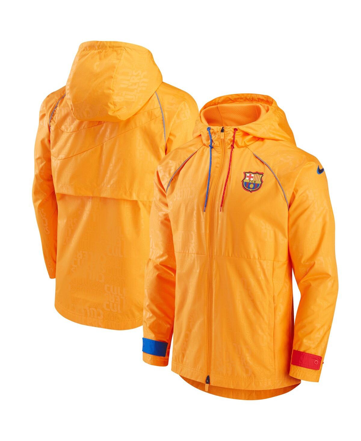 Men's NikeBarcelona All-Weather Full-Zip Jacket - Orange