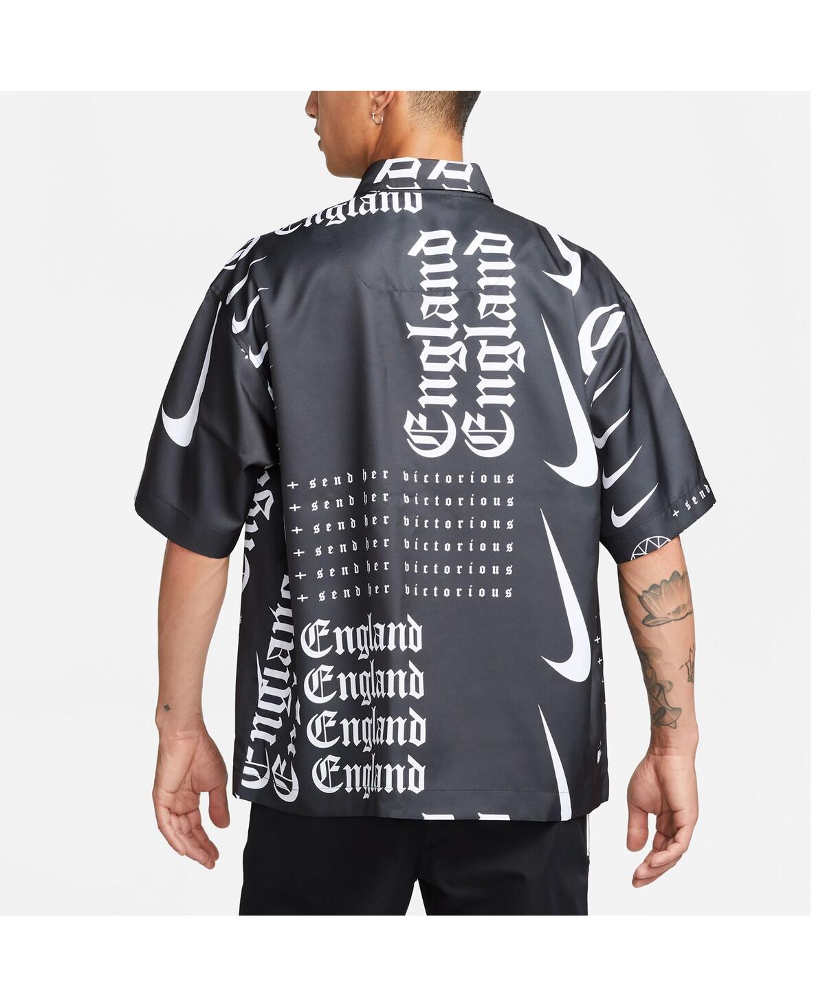 Men's NikeEngland Women's National Team Button-Up Shirt - Black