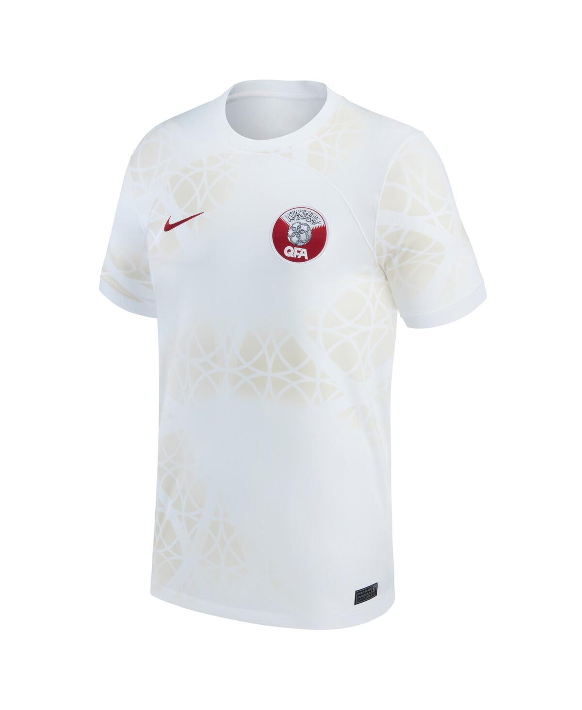 Men's NikeQatar National Team 2022/23 Away Replica Jersey - White