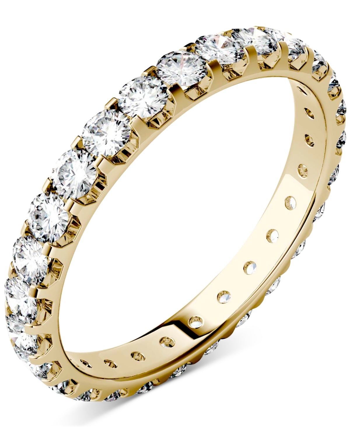 Charles & Colvard Moissanite Eternity Band (1 ct. t.w. Dew) in 14k White Gold or 14k Yellow Gold