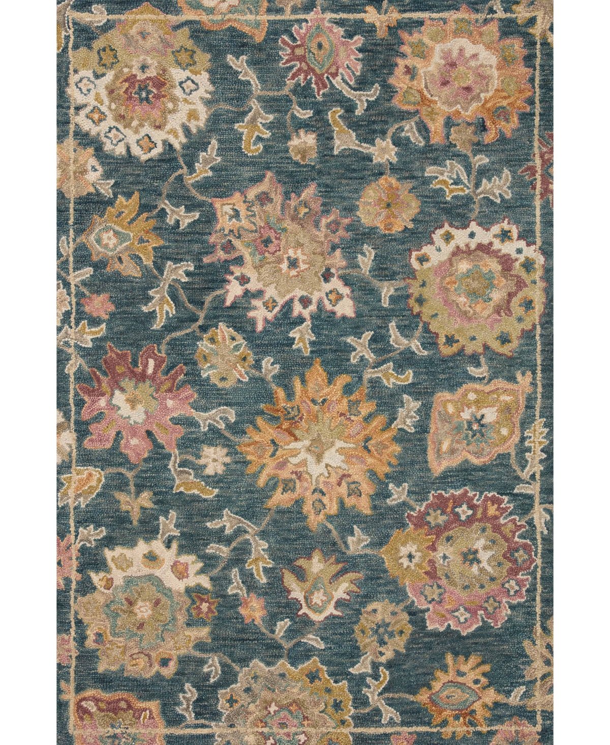 Spring Valley Home Lotus Lts-03 2'3" X 3'9" Area Rug In Navy/multi