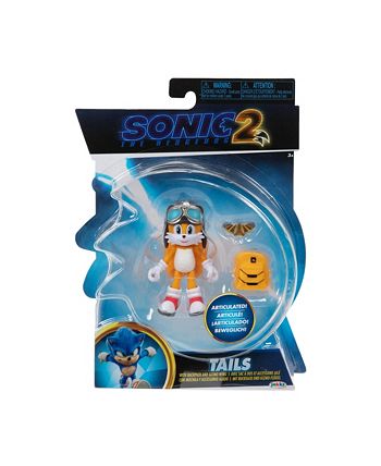 Sonic the Hedgehog 2 The Movie Colección de figuras de acción articuladas  de 4 pulgadas (Tails)