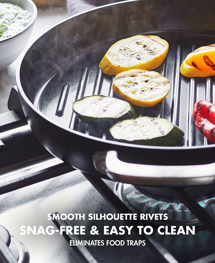 GreenPan Aluminum, Stainless Steel 11" Round Grill Pan Macy's