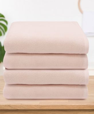Ediree Turkish Cotton 4 Piece Bath Towel Set