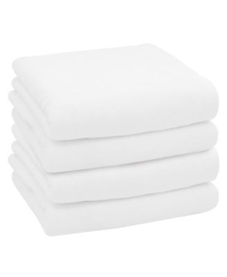 Ediree Turkish Cotton 4 Piece Bath Towel Set