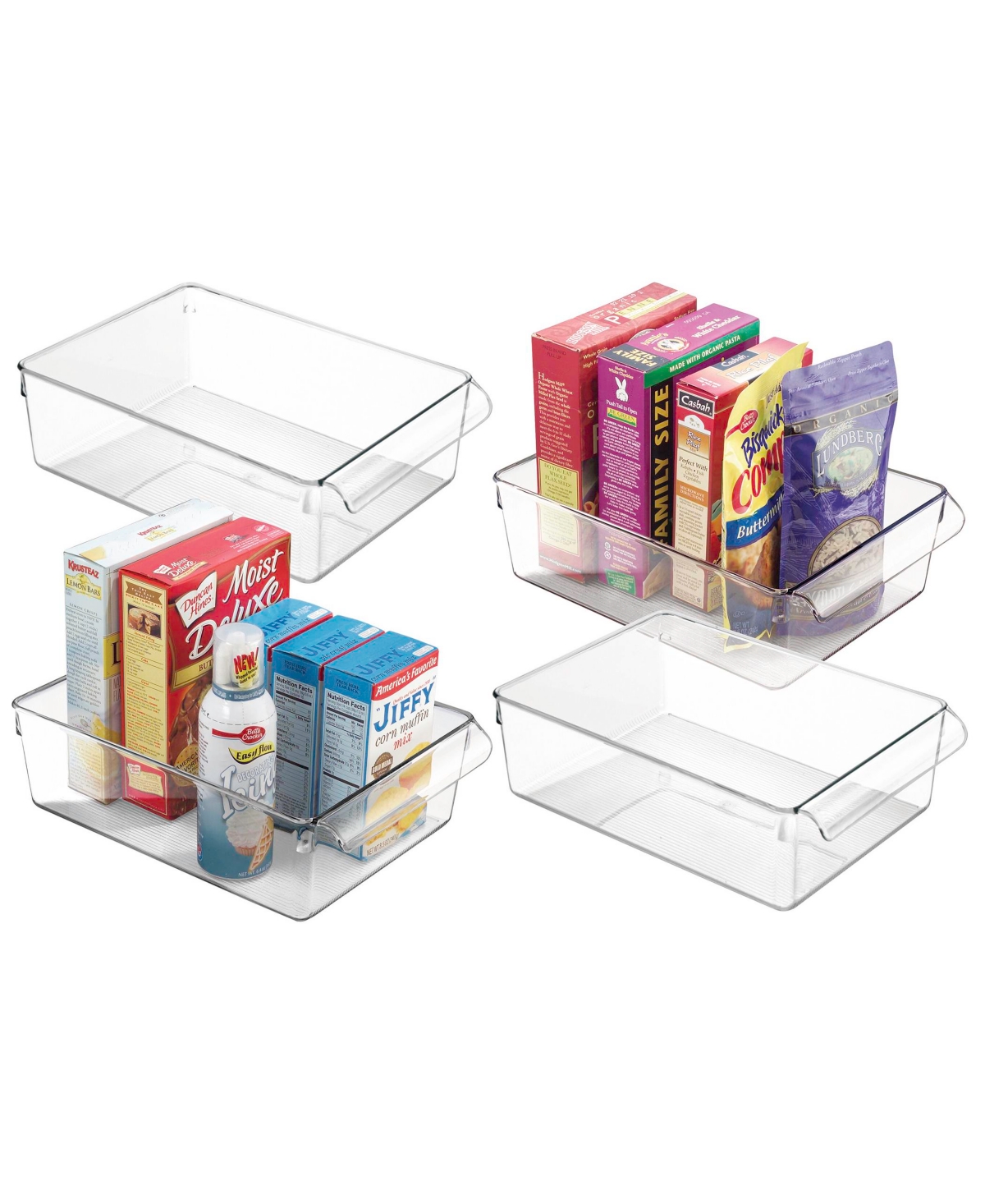 Linus Kitchen, Pantry, Refrigerator, Freezer Storage Container, Set of 4