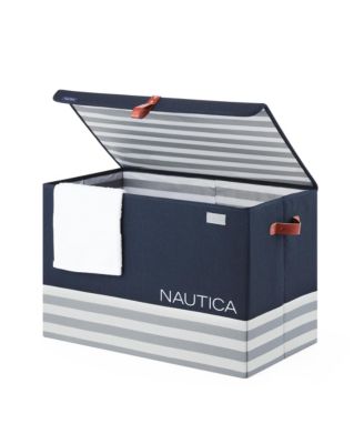 Folded Large Storage Trunk with Lid Stripe
