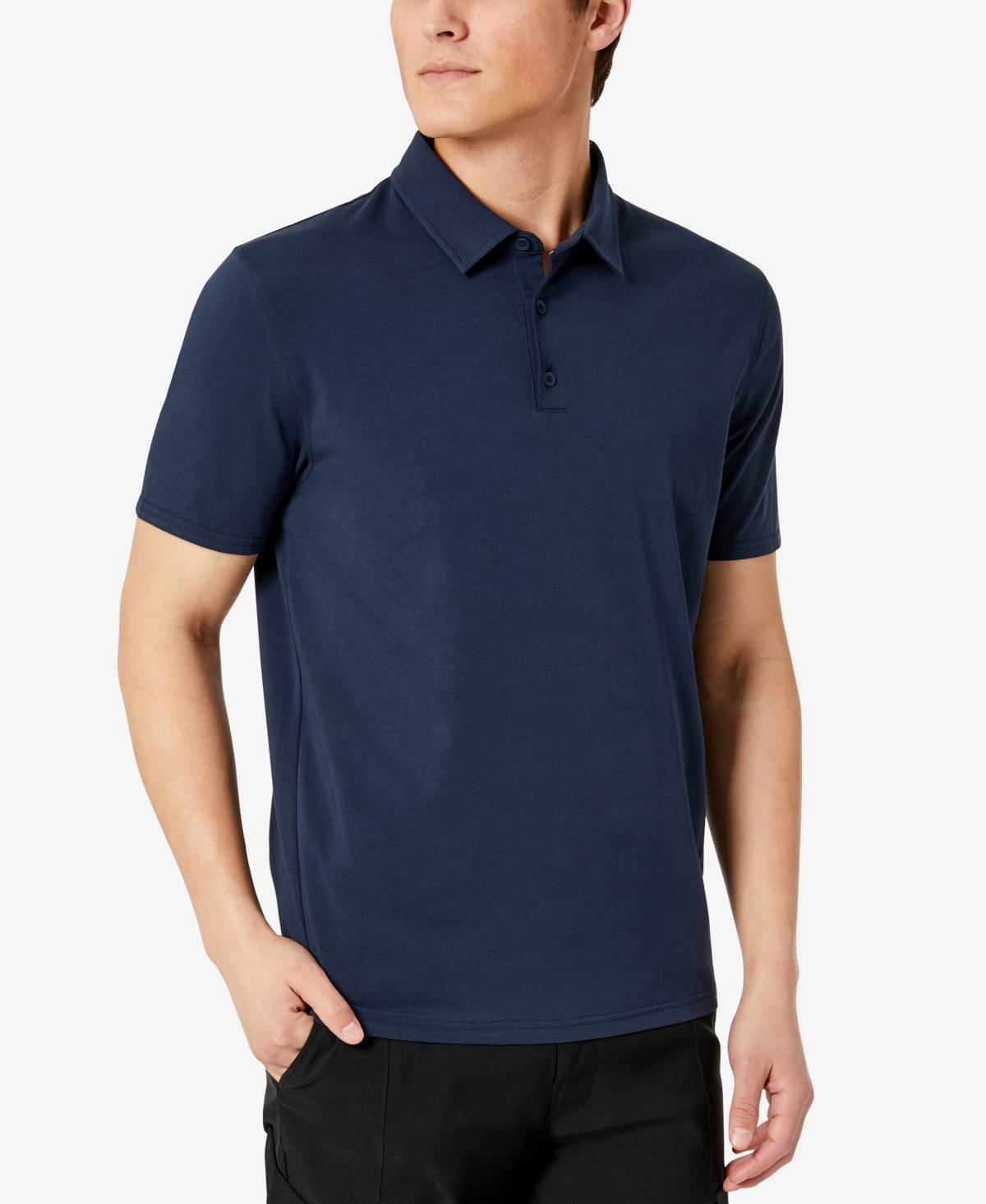 Kenneth Cole Men's Performance Button Polo