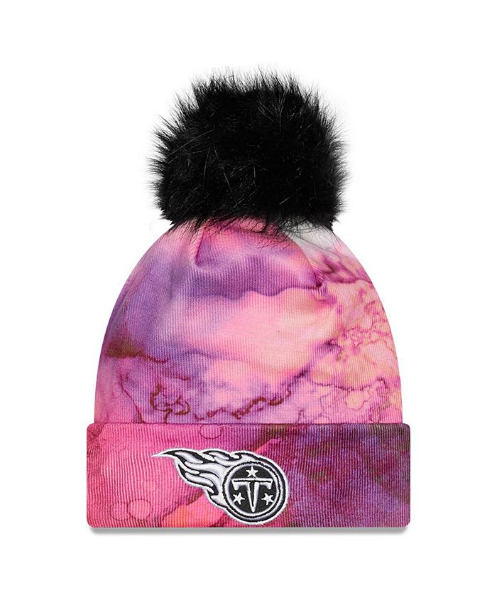 New Era Women's Pink, Black Tennessee Titans 2022 NFL Crucial Catch Pom  Knit Hat - Macy's