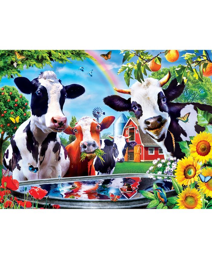 MasterPieces Puzzles Green Acres Moo Love 300 Piece Adult Jigsaw