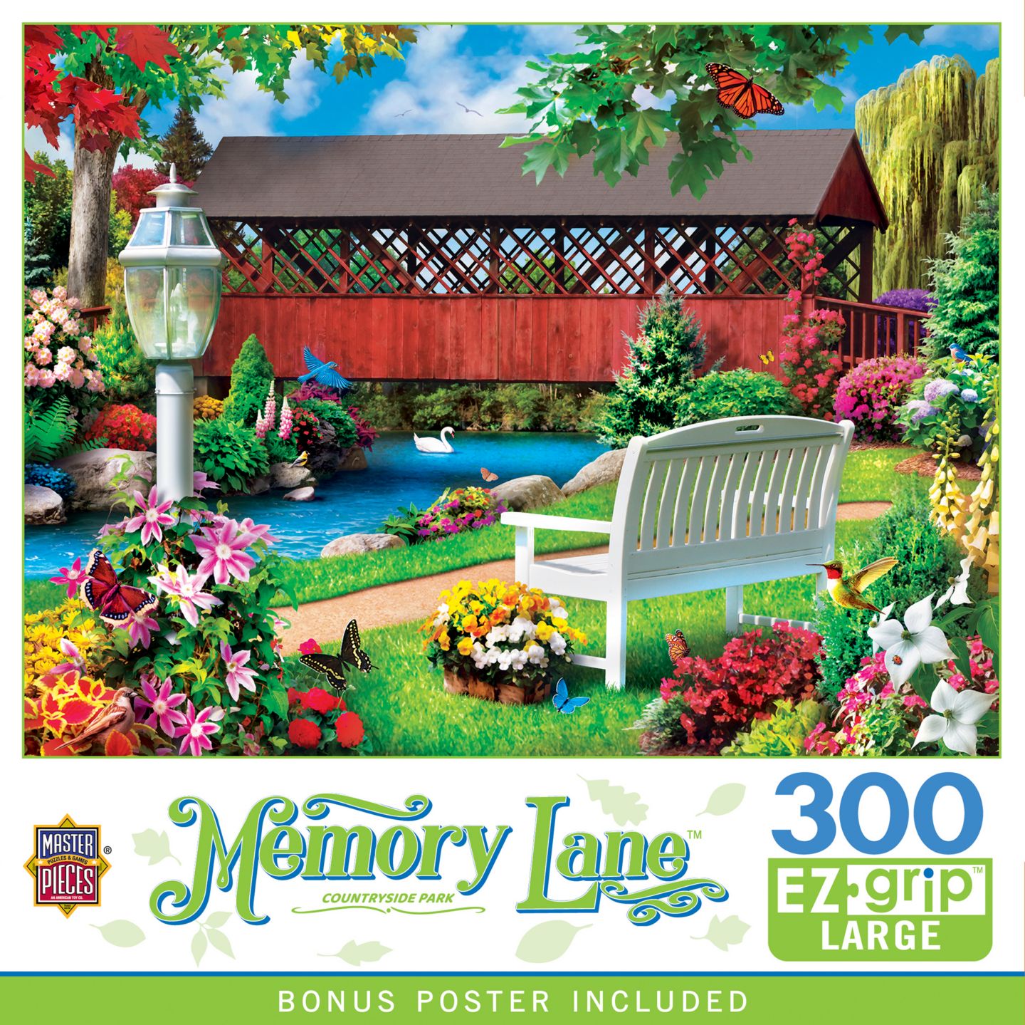 Детский пазл MasterPieces Puzzles Memory Lane Ez Grip 300 Piece Puzzle, Ages 14+, цвет: Разноцветный — фото 1