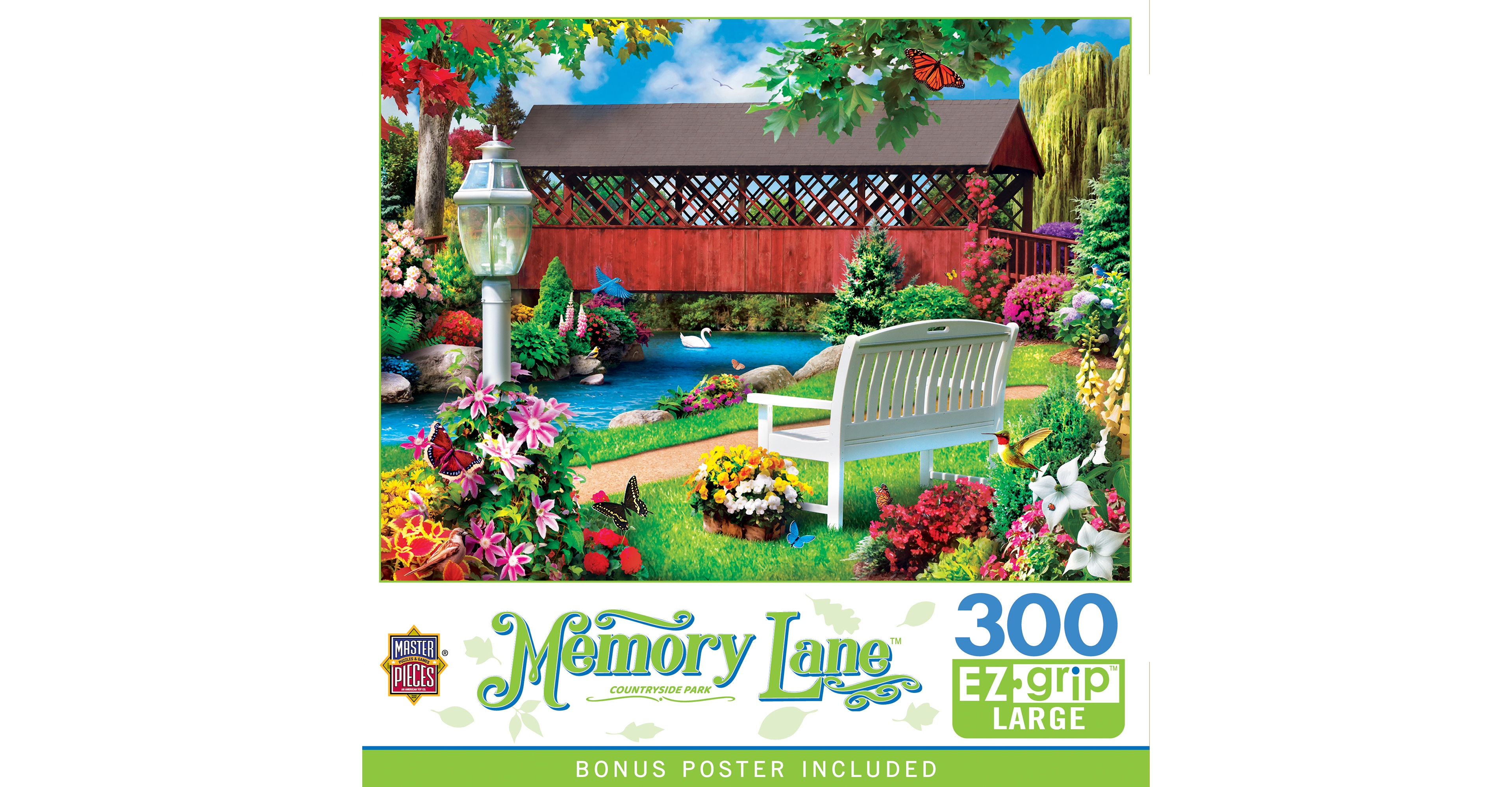 MasterPieces Memory Lane - Countryside Park 300 Piece Ez Grip Puzzle