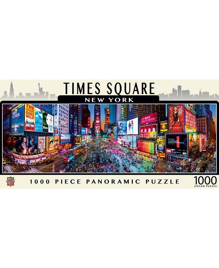 Puzzle Times Square 1000 Pezzi MasterPieces - Panorama Di New York Per Appassionati Di Puzzle