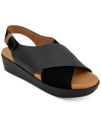 Gentle Souls - Women's Lori Crisscross Slingback Sandals