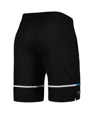 Men's Black Carolina Panthers Combine Authentic Rusher Training Shorts