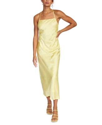 RVCA - Juniors' Ninety Crossback-Strap Slipdress