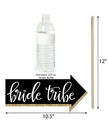 Big Dot of Happiness Bride Tribe Paper Straw Decor - Bridal