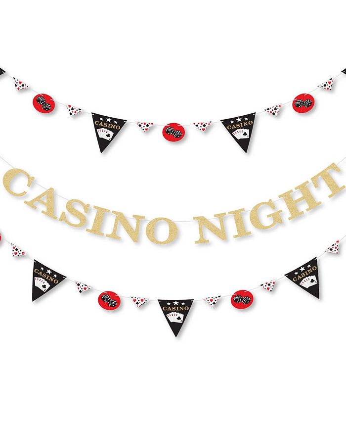 Big Dot of Happiness Las Vegas DIY Casino Party Pennant Decoration Triangle  Banner 30 Pc, 30 Pieces - Ralphs
