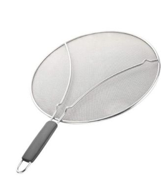 Large Splatter Screen for Frying Pan (13") - Stainless Steel Grease Splatter  Guard for Frying Pan
