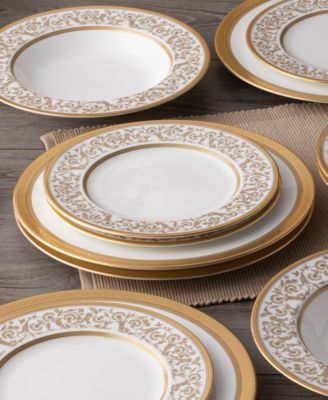 Summit Gold Set of 4 Dinner Plates, 10.75"