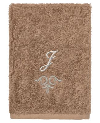 Turkish Cotton Monica Embellished Towel 3 Piece Set - Latte