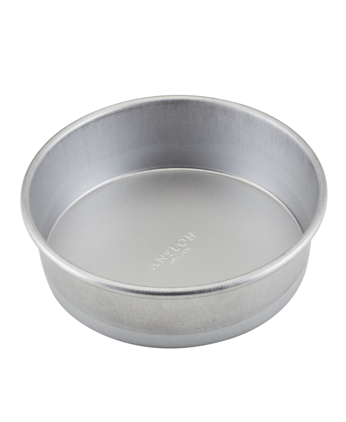 Anolon Pro-bake Bakeware Aluminized Steel Round Cake Pan, 9" In Silver-tone