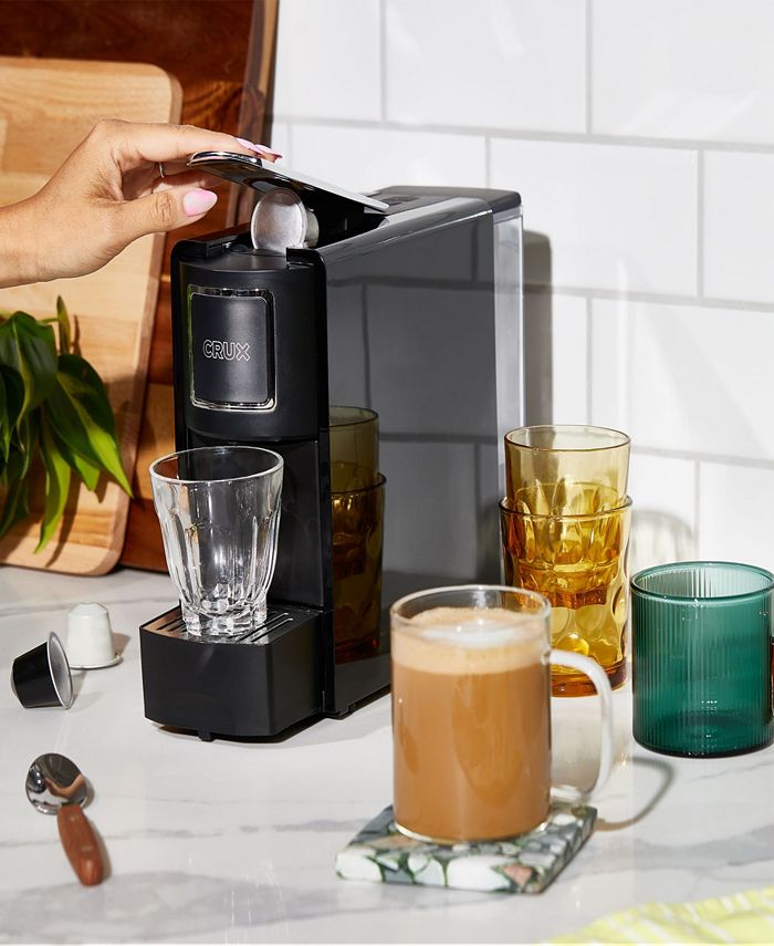 Crux 19 Bar Espresso Capsule Coffee Maker Macy