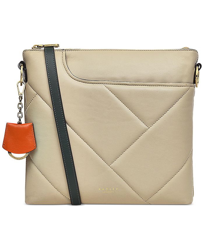 Radley London Quilted Leather ZipTop Crossbody & Reviews Handbags