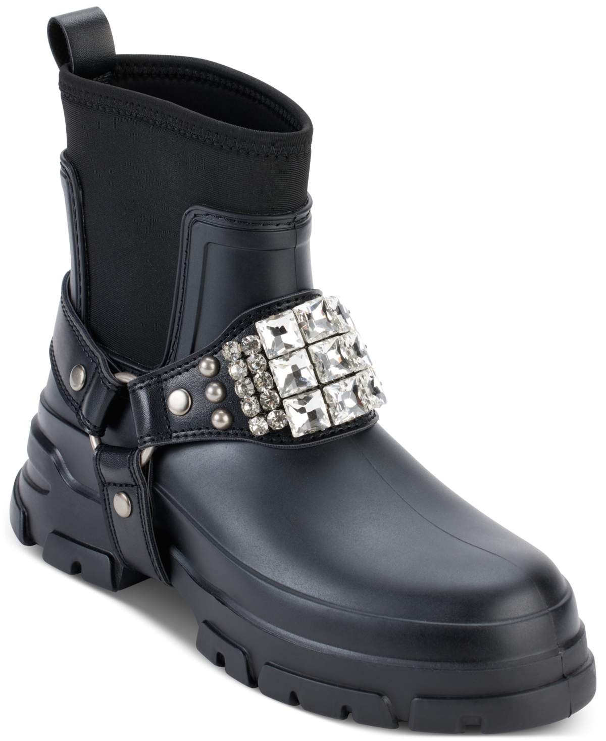 karl lagerfeld booties with pearls