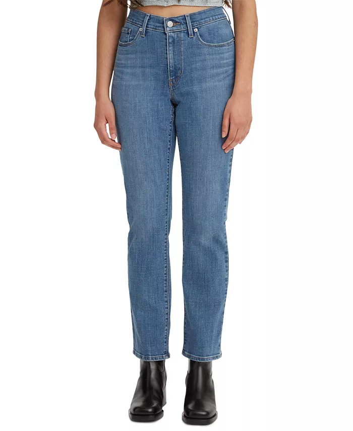 Women's Classic Mid-Rise Straight-Leg Jeans - thumbnail 10