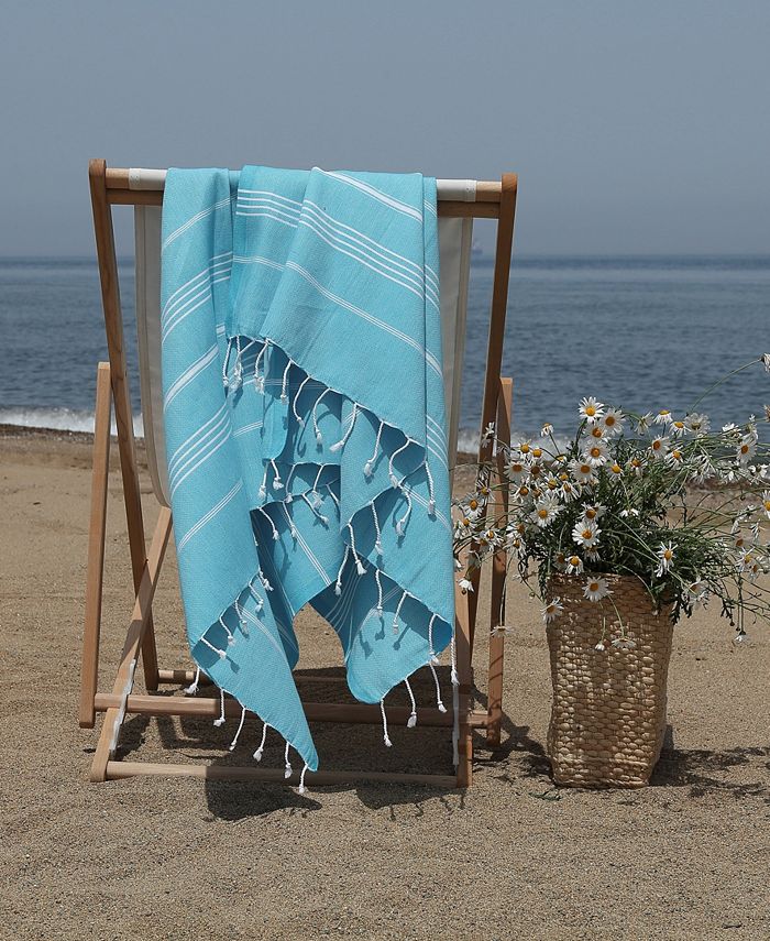 Linum Home Textiles 100% Turkish Cotton Lucky Pestemal Beach Towel ...