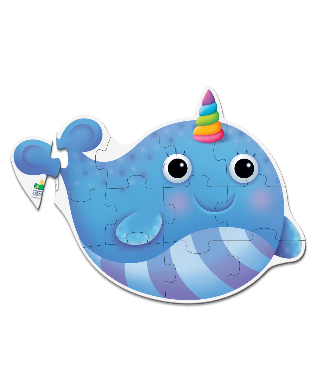 Shop The Learning Journey - My First Big Floor Nosy Narwhal 12 Piece Puzzle Set In Multi Colored