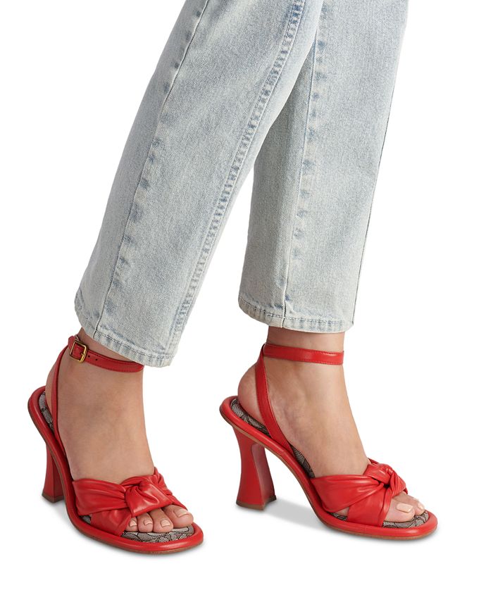 COACH Women's Quincey Puffy Dress Sandals & Reviews Sandals Shoes