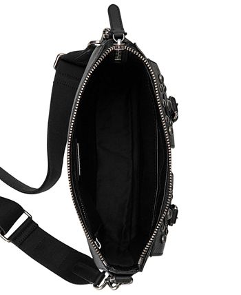 Lauren Ralph Lauren Embossed Leather Medium Noa Crossbody Bag - Macy's