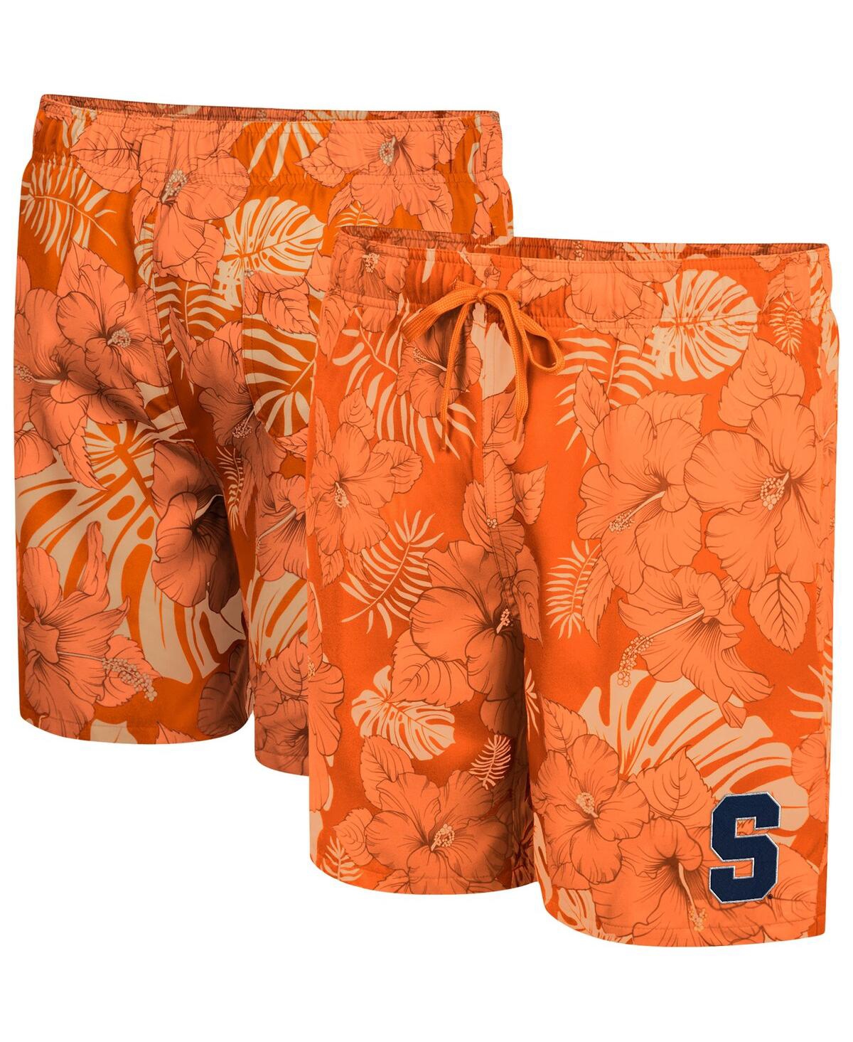 Shop Colosseum Men's  Orange Syracuse Orange The Dude Swim Shorts